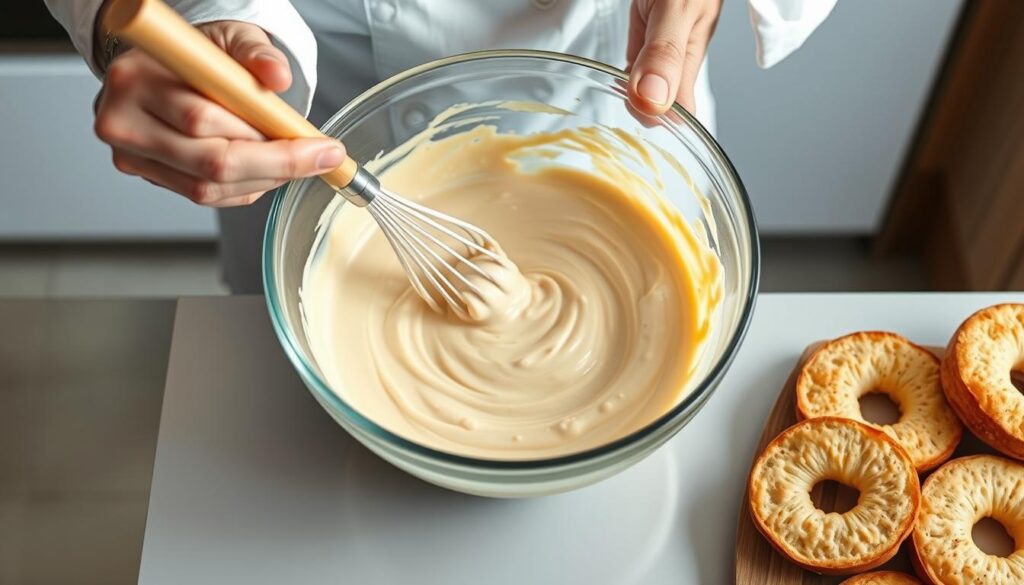 Bagel Dip Recipe Mixing Technique