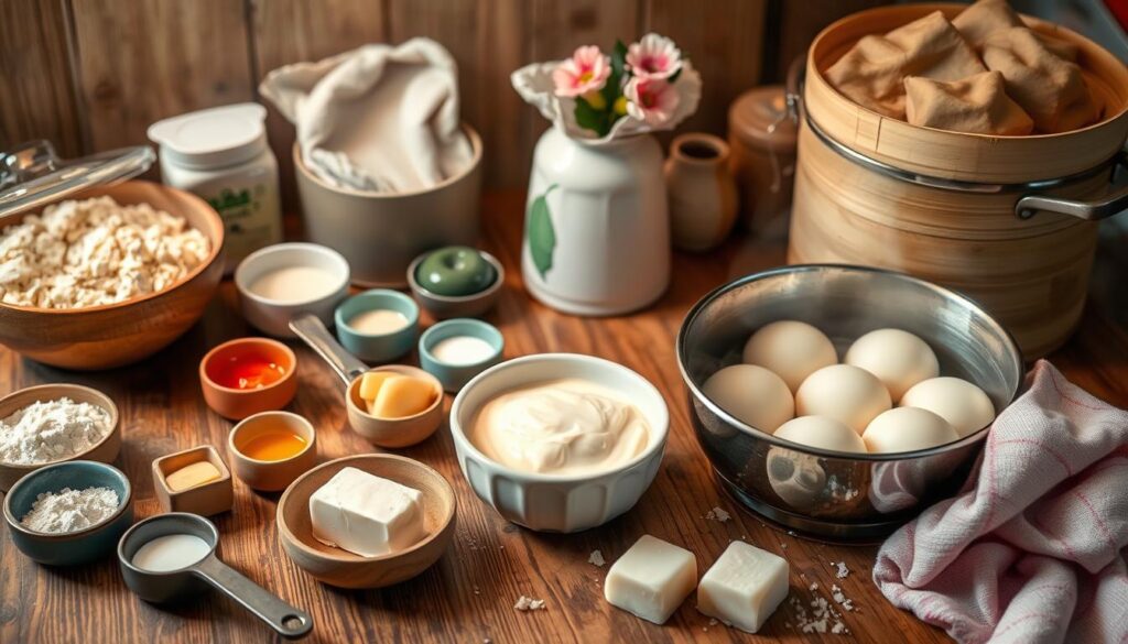 Butter Mochi Preparation