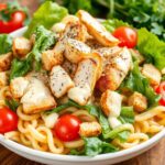 Chicken Caesar pasta salad recipe