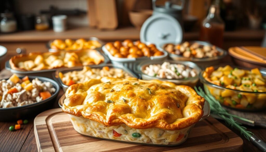 Chicken Pot Pie Casserole Variations