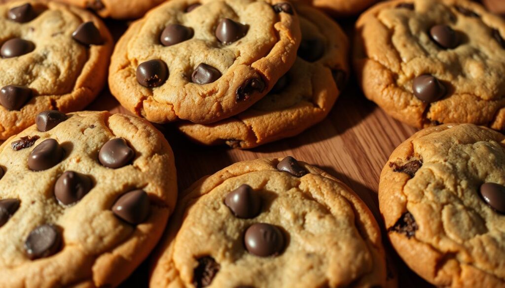 Chocolate Chip Cookies Spread and Texture