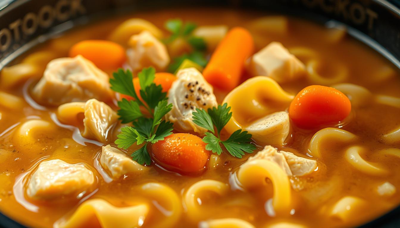 Crockpot Chicken Noodle Soup Recipe