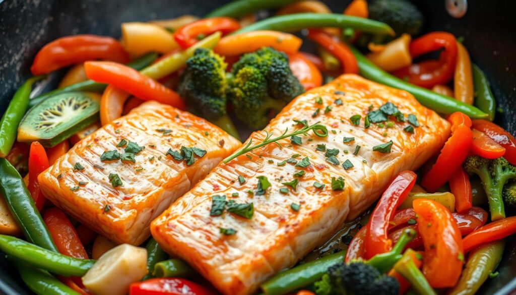 Healthy Salmon Stir Fry Nutrition