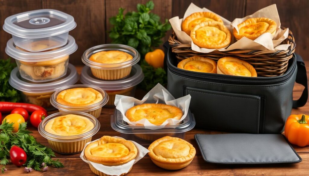 Portable Chicken Pies Storage Methods