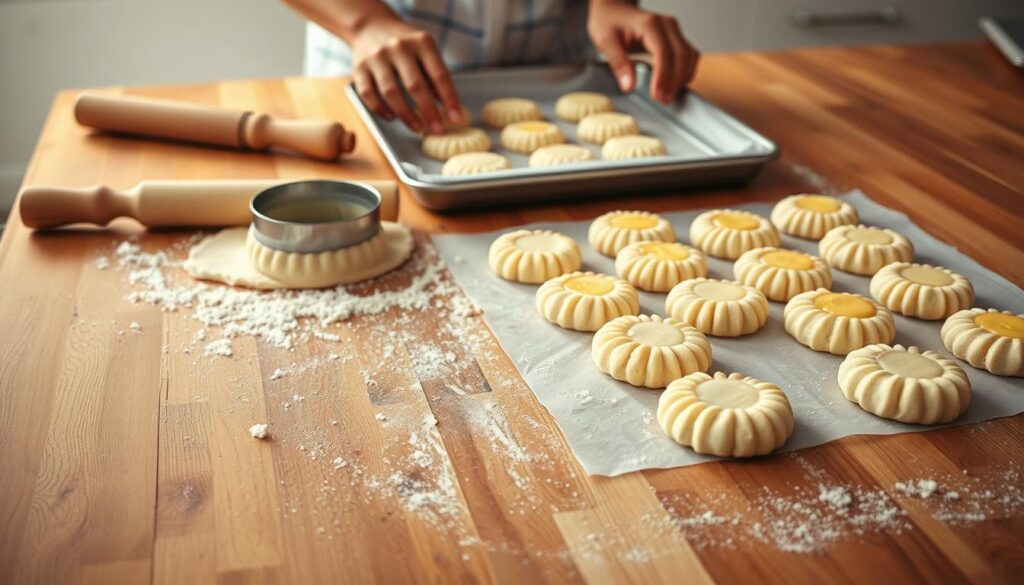 biscuit baking process