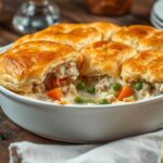 chicken pot pie casserole with biscuits recipes