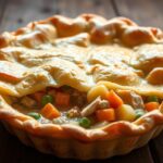 chicken pot pie casserole with potato topping recipe